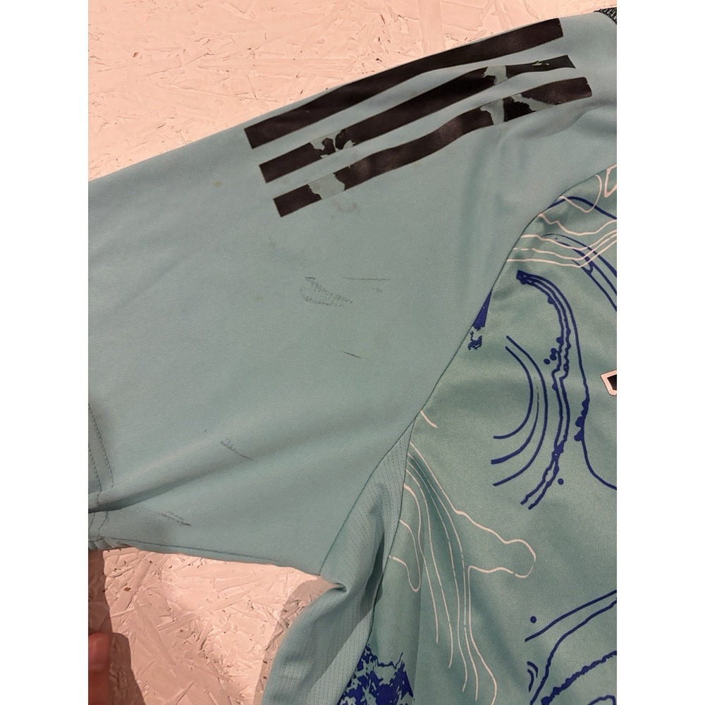 Adidas Aeroready Slim Fit Tiro Graphic Jersey Soccer PB Men's Size L Slim IB3181 - Picture 6 of 14